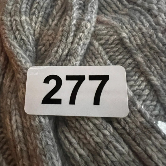 Loft Women's Size S Light Gray Sweater Long Sleeves  Cotton Blend With Some Wool - Picture 11 of 11